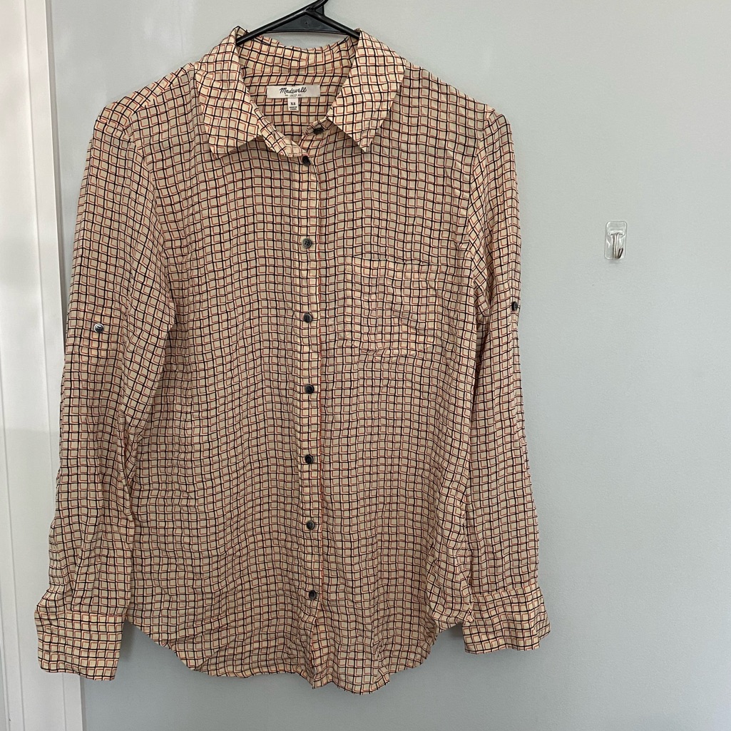 Madewell Checkered Button Down